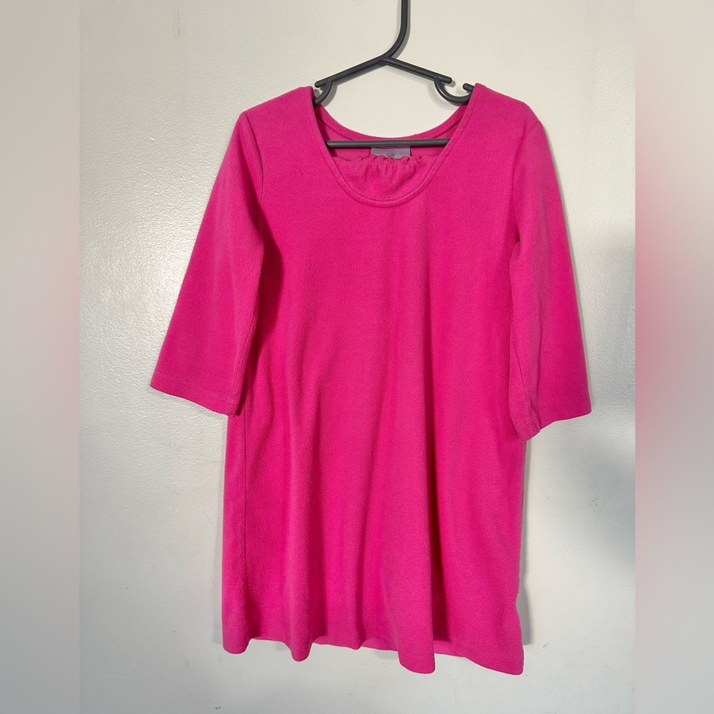 Hanna Andersson size 120 fleece pajama night gown